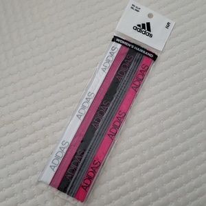 Adidas non-slip hairband. Pack of 5.